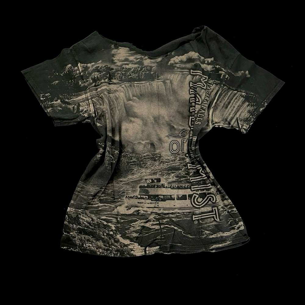 Graphic Tee with Scenic Print